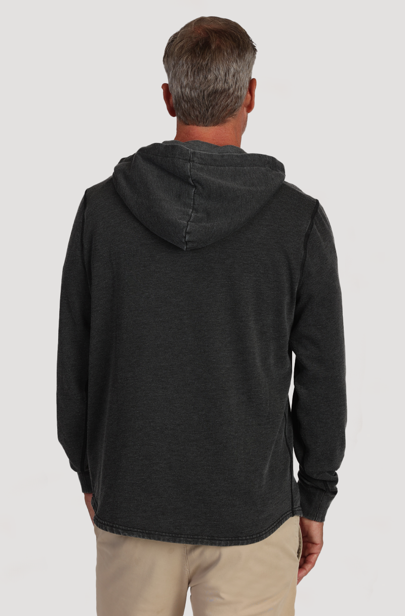 Bowery Fleece Placket Hoodie