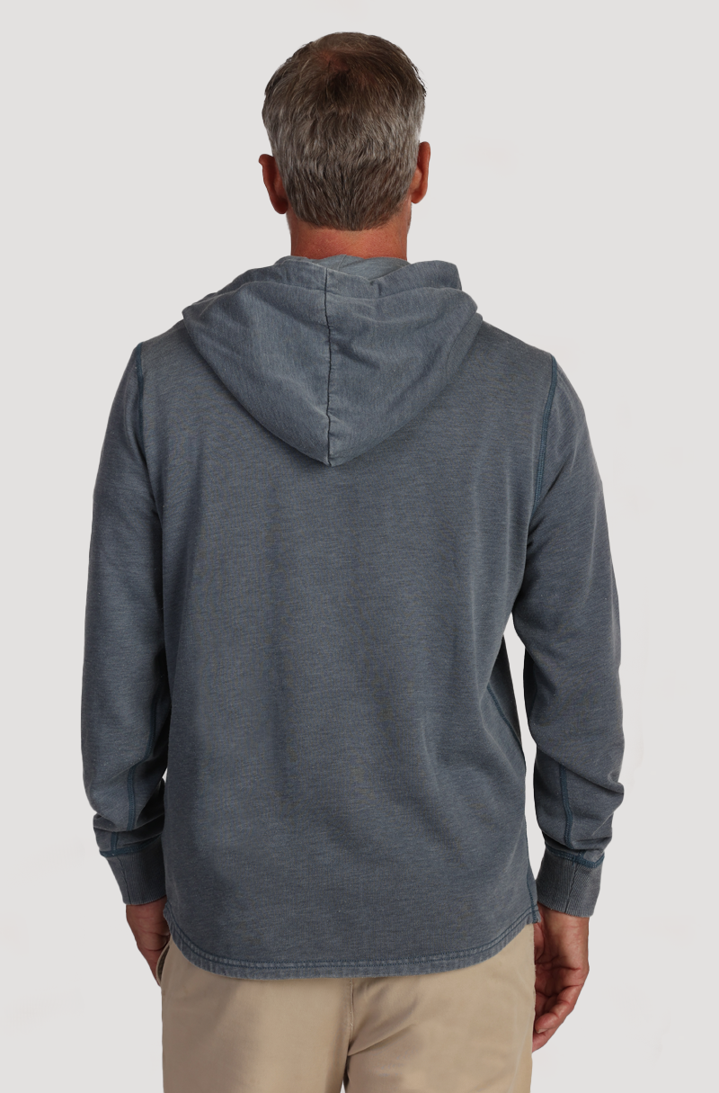 Bowery Fleece Placket Hoodie