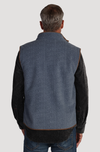 Herringbone Fleece Zip Vest