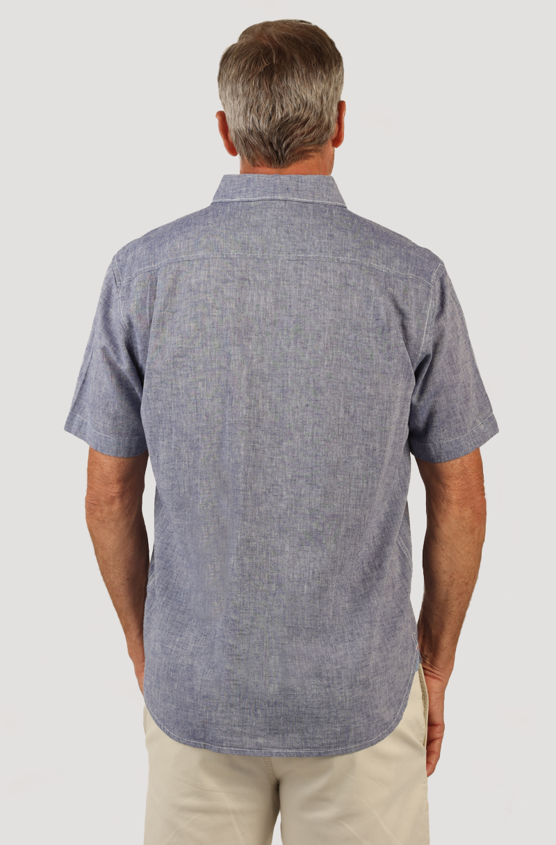 Linen S/S 1 PKT Shirt