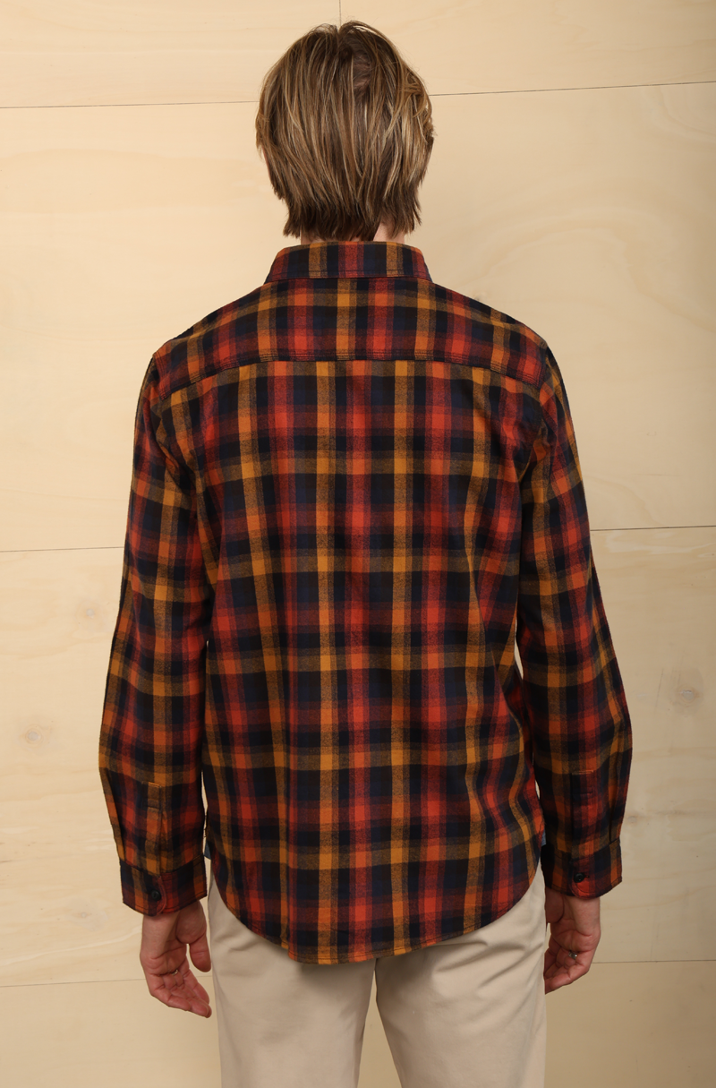 Fireside Cabin Checks Brushed Flannel