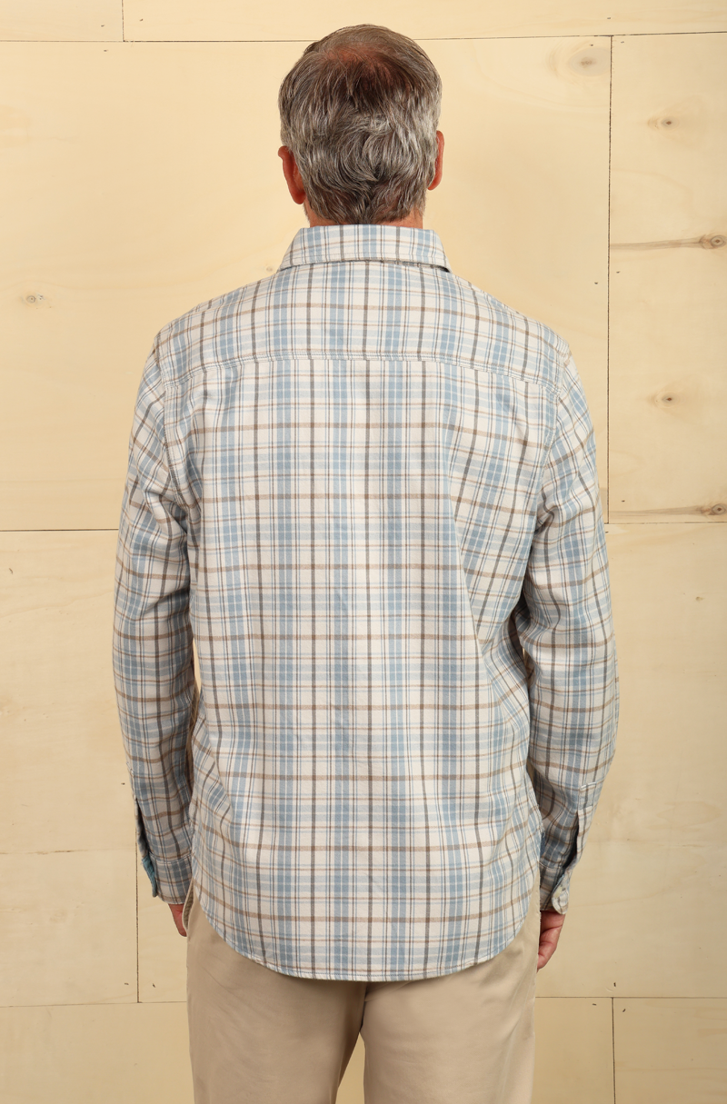 Fireside Silver Sky Brushed Flannel