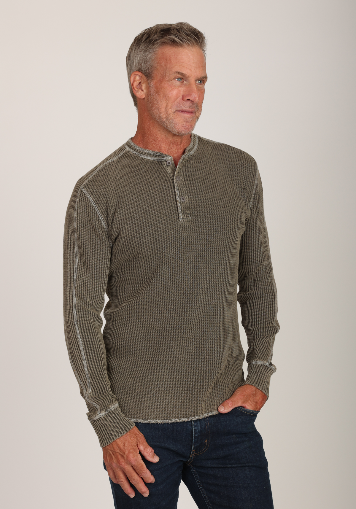 Fillmore Chunky Waffle Henley