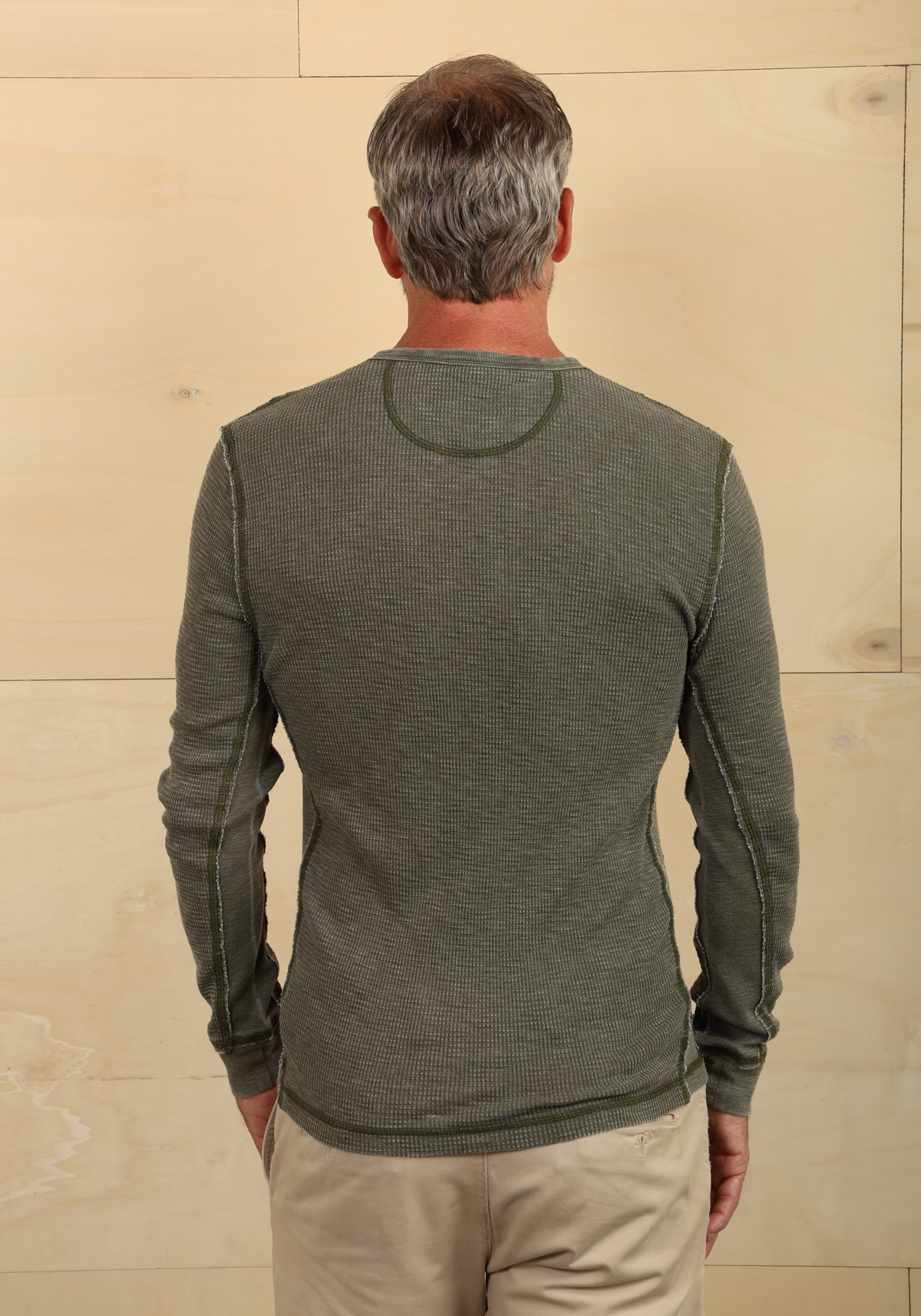 Bowery Waffle Thermal Henley