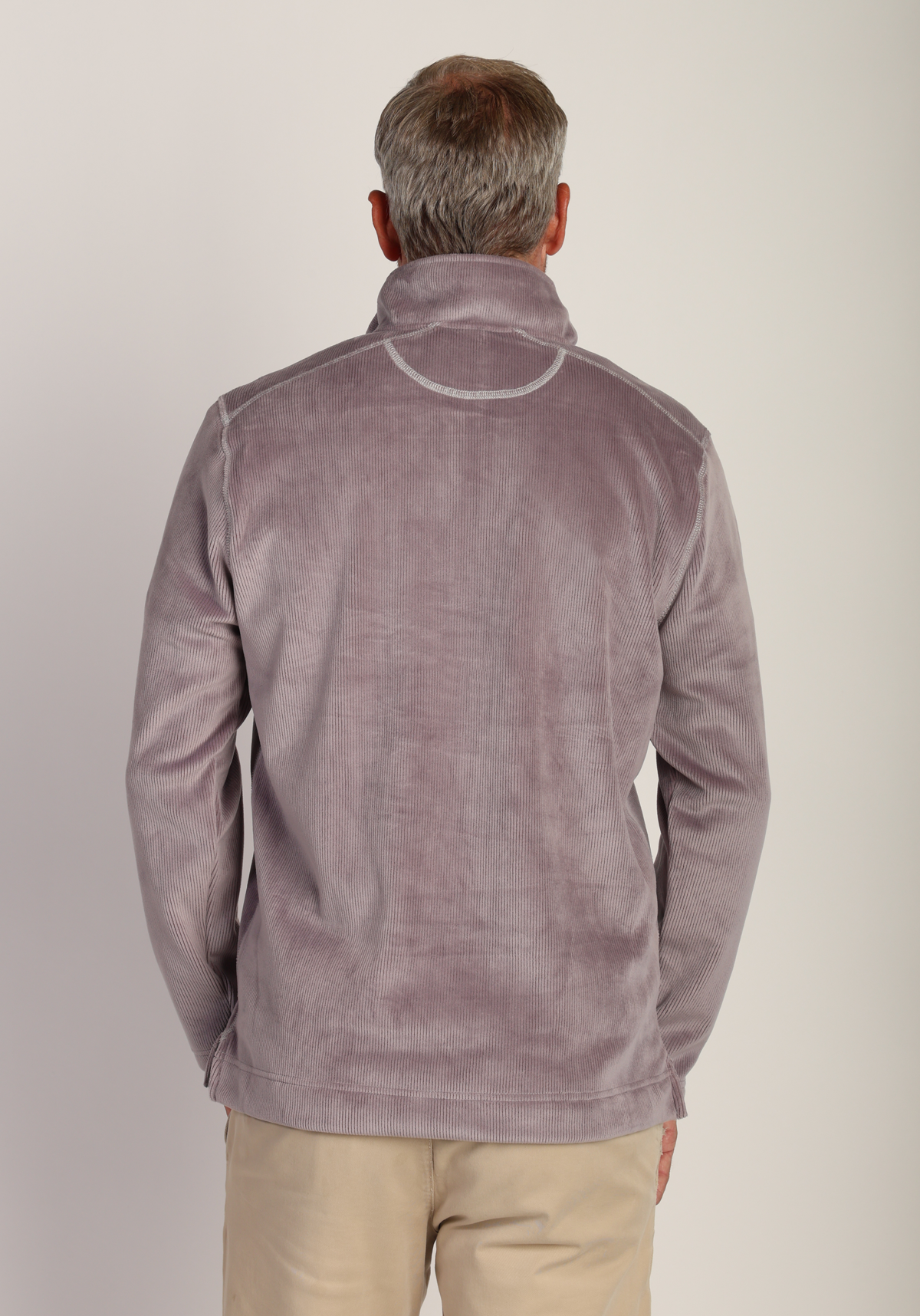 Apres Lux Sueded Cord 1/4 Zip Pullover