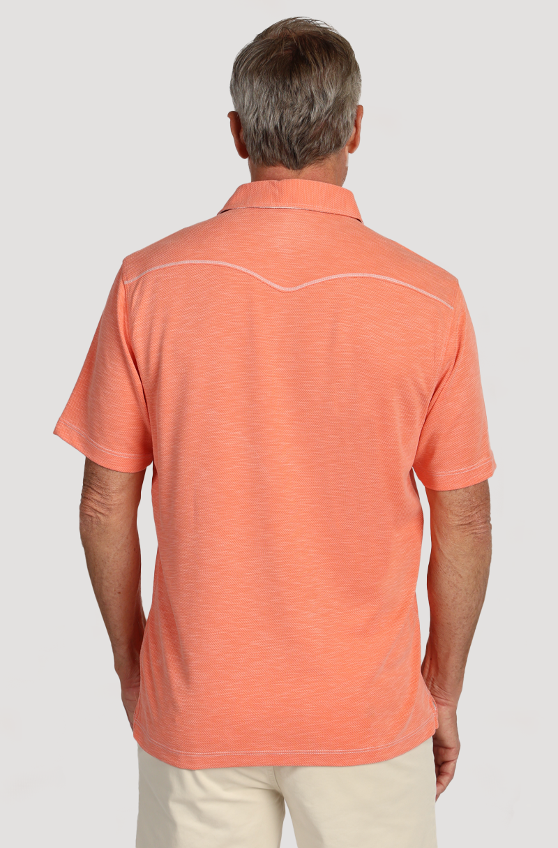 Sueded Dobby Model Tencel Polo