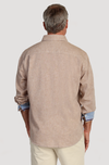 Washed Melange Linen L/S Shirt