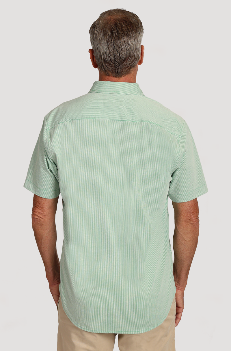 Stretch Knit Seersucker Shirt
