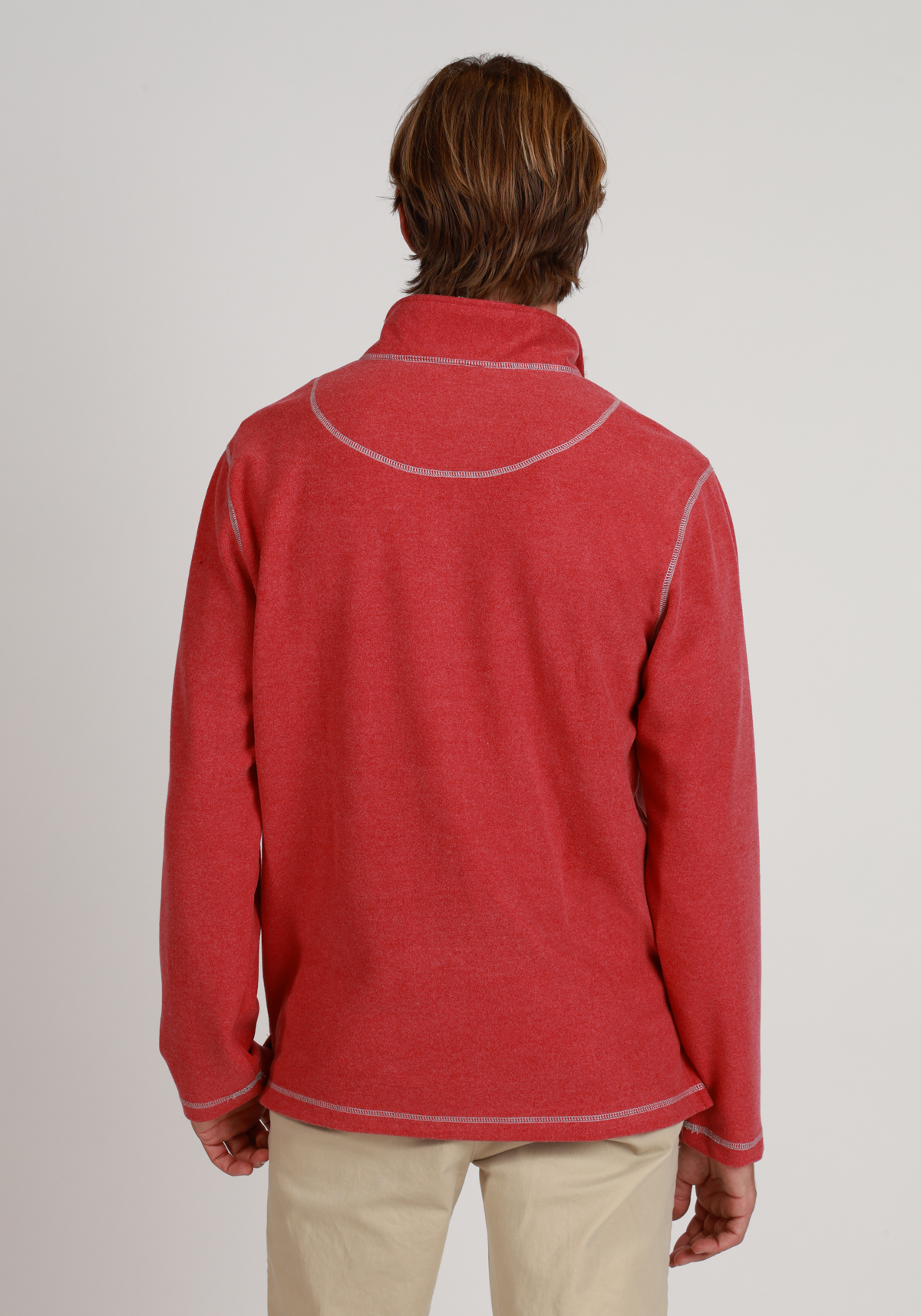 Melange Soft Fleece Quarter-Zip