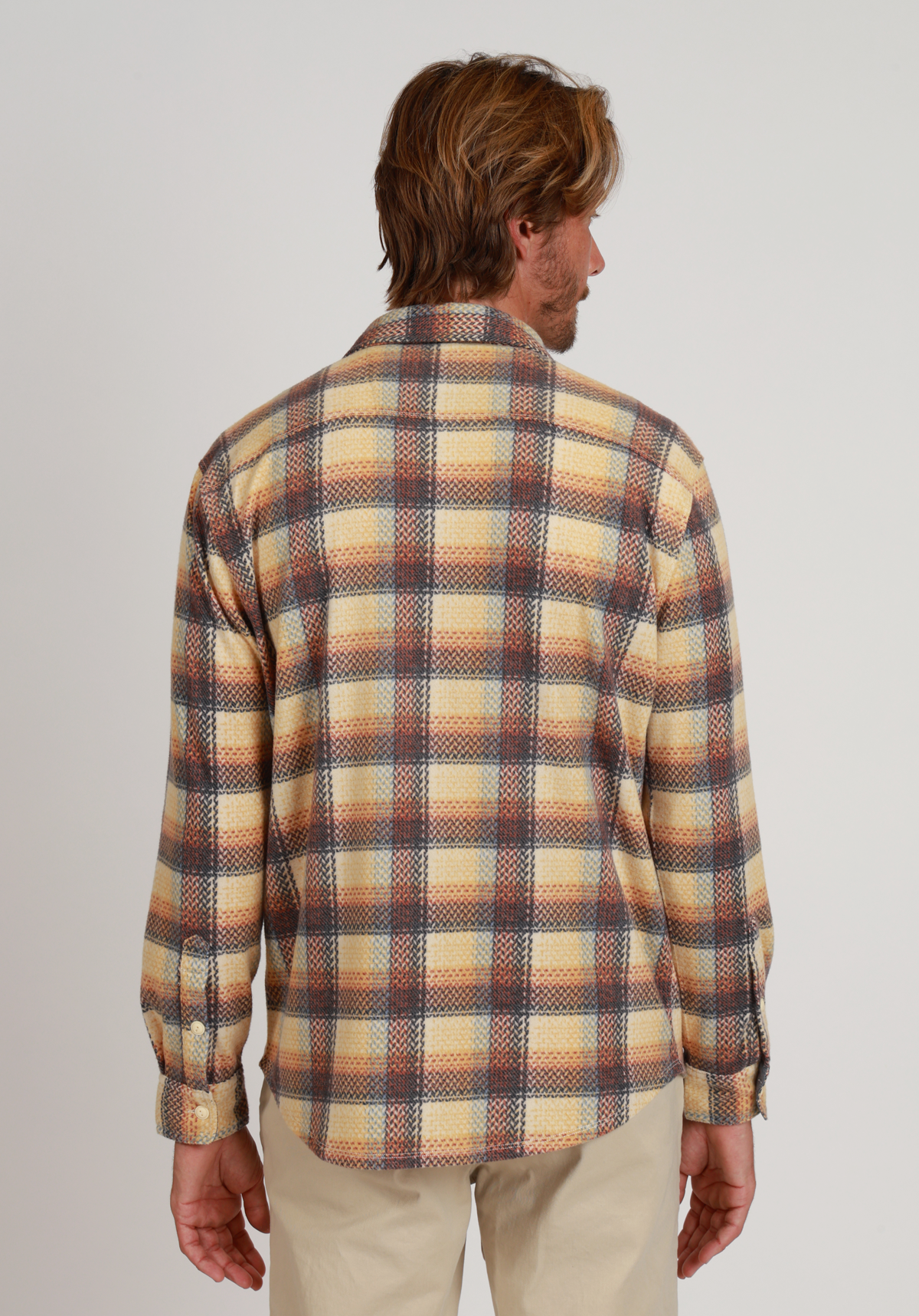 Cooper Sweater-Knit Plaid