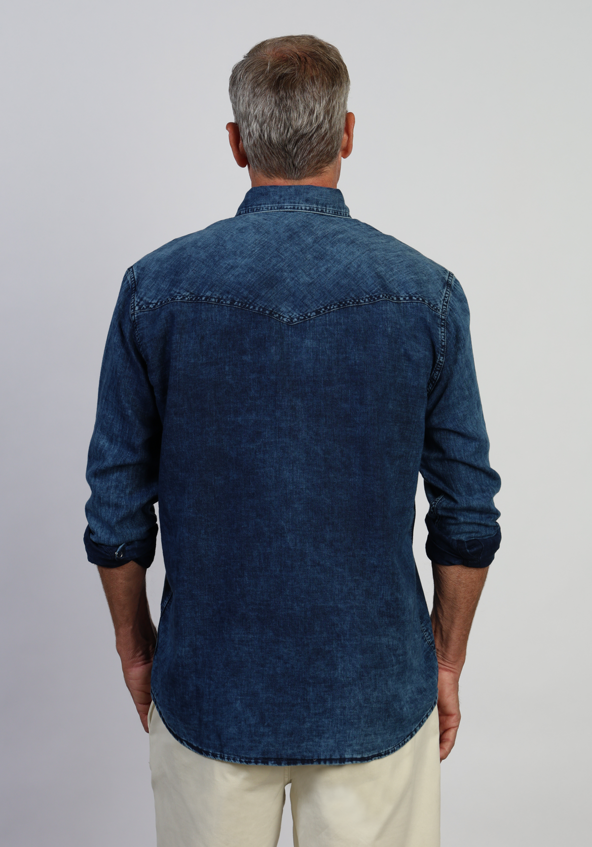 Roadhouse Indigo Western Shirt