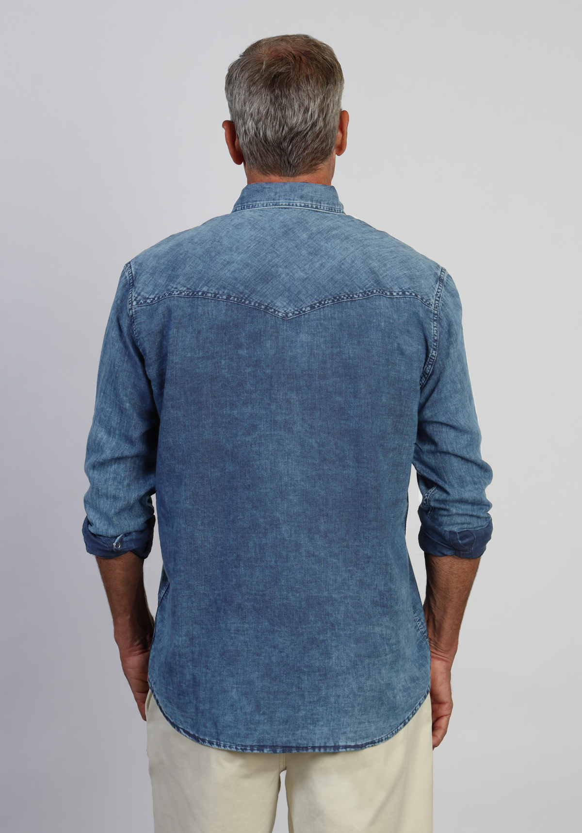 Roadhouse Indigo Western Shirt
