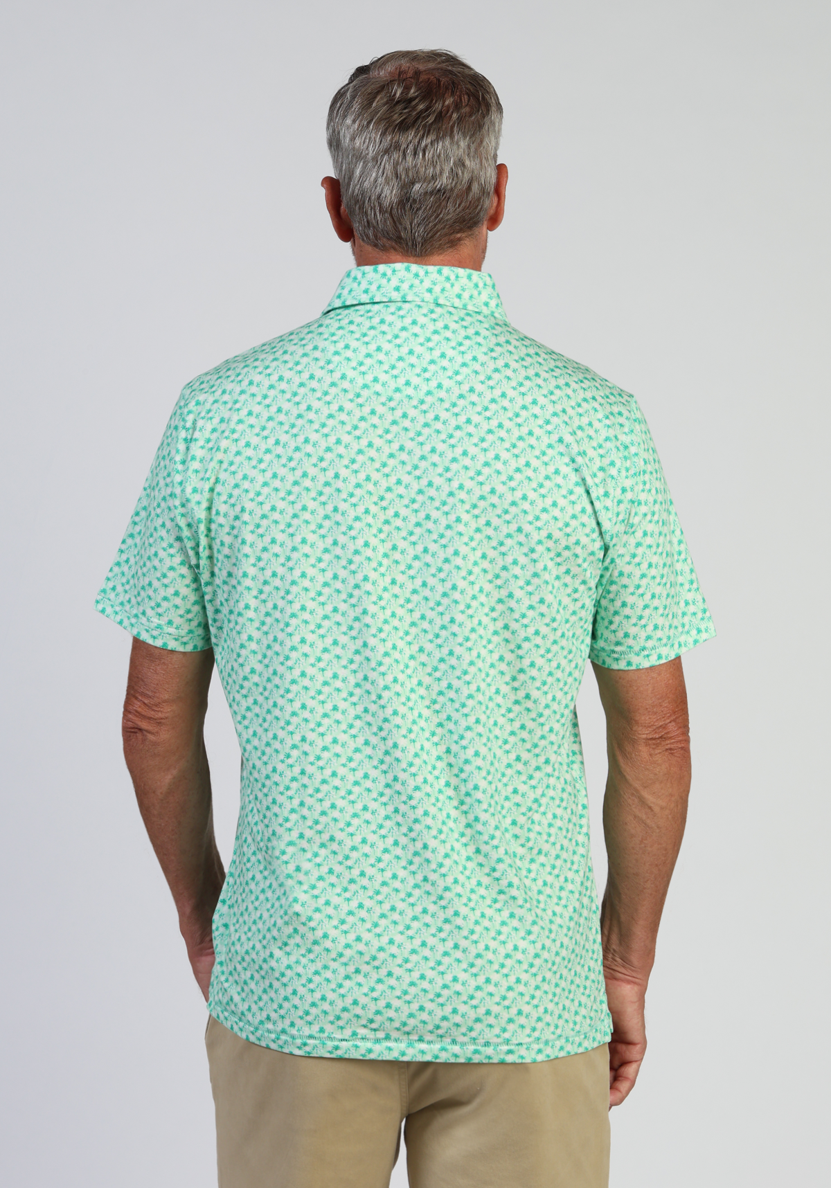 Palms Print Polo
