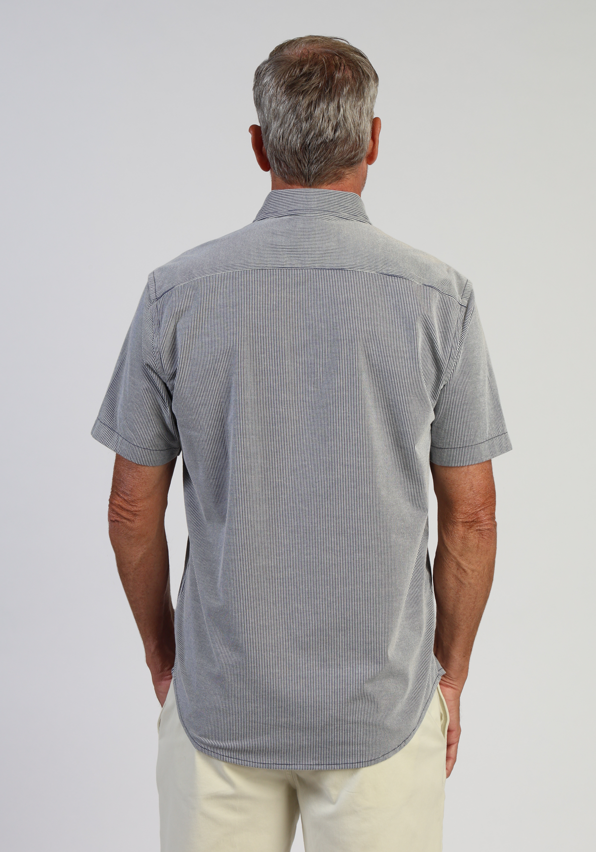 Stretch Knit Seersucker Shirt