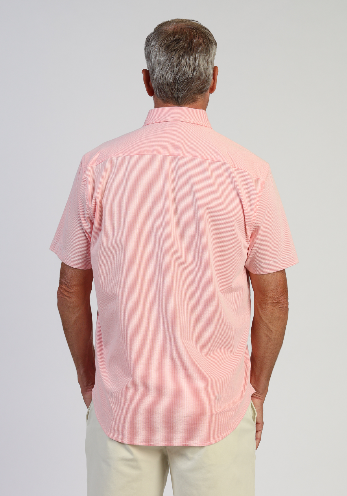 Stretch Knit Seersucker Shirt