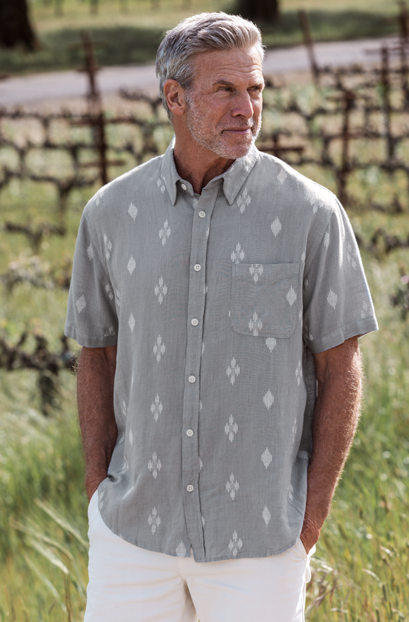 Ikat Linen Shirt