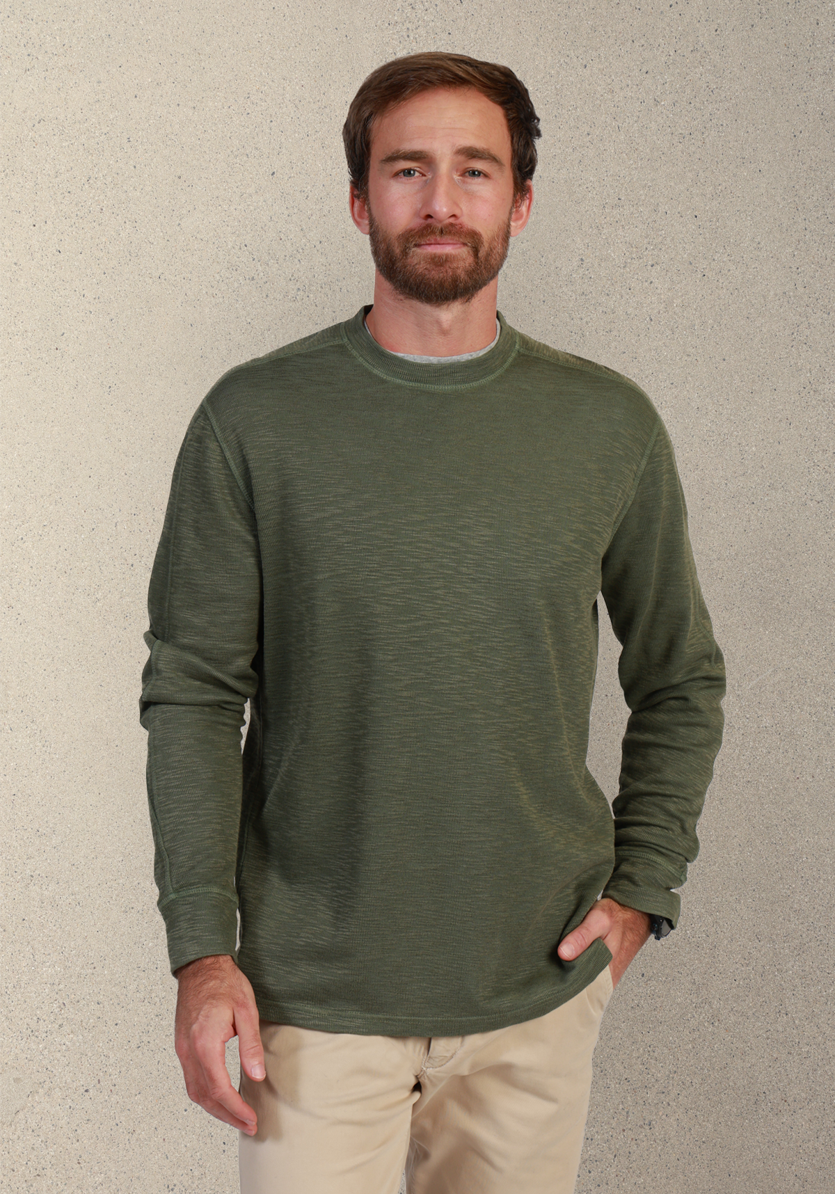 Jackson Modern Thermal Crewneck