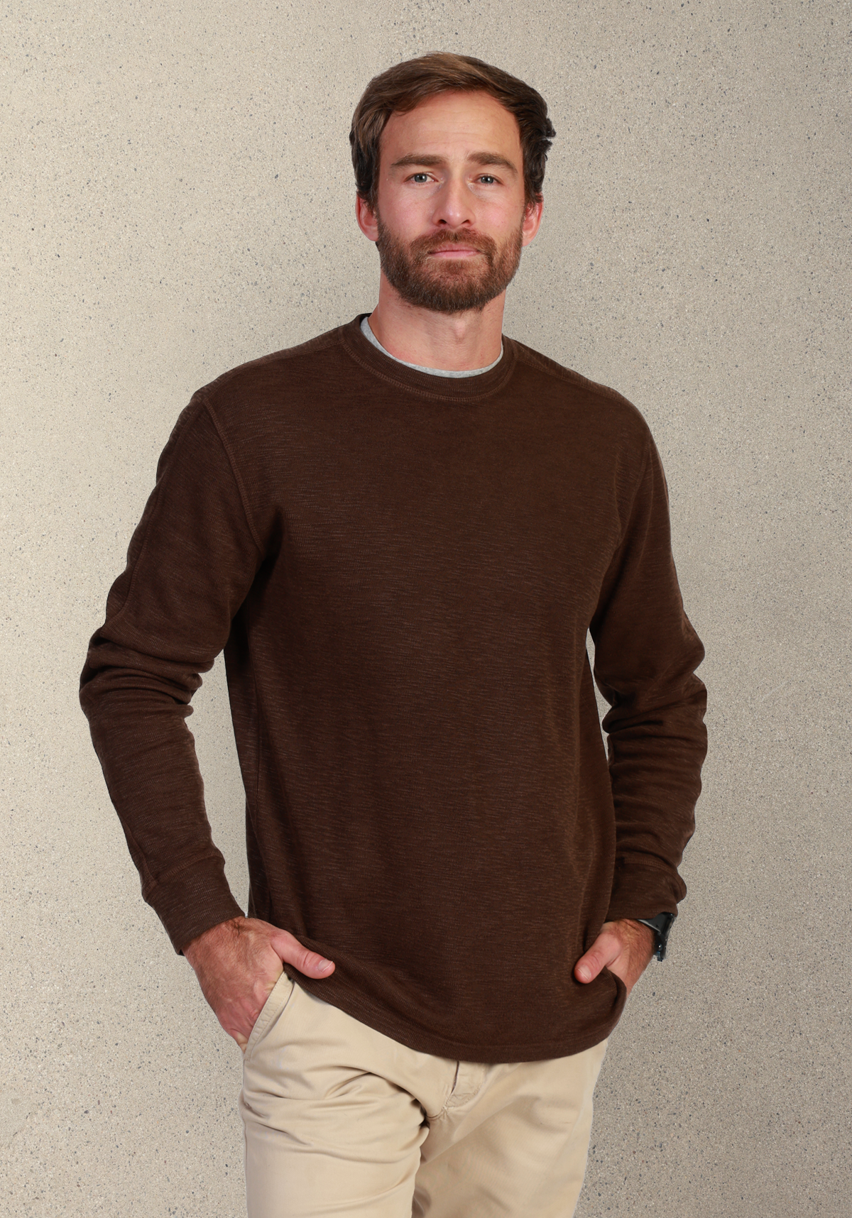 Jackson Modern Thermal Crewneck