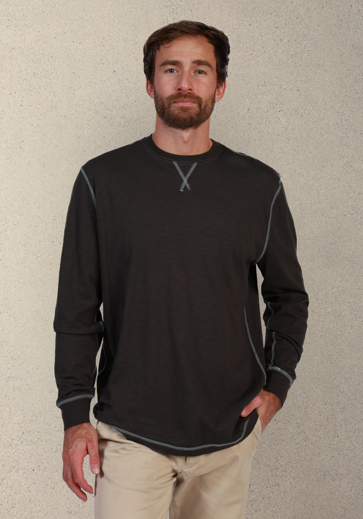 Heritage Slub L/S Crew