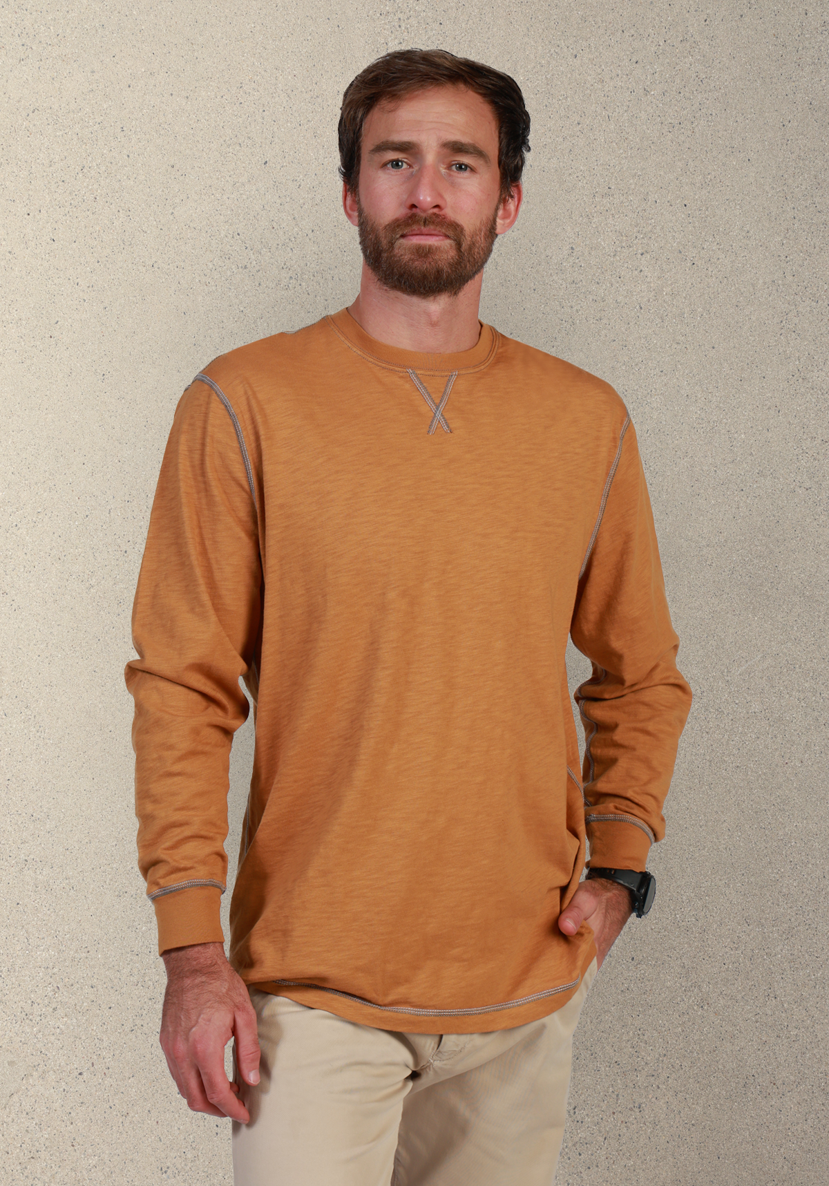 Heritage Slub L/S Crew