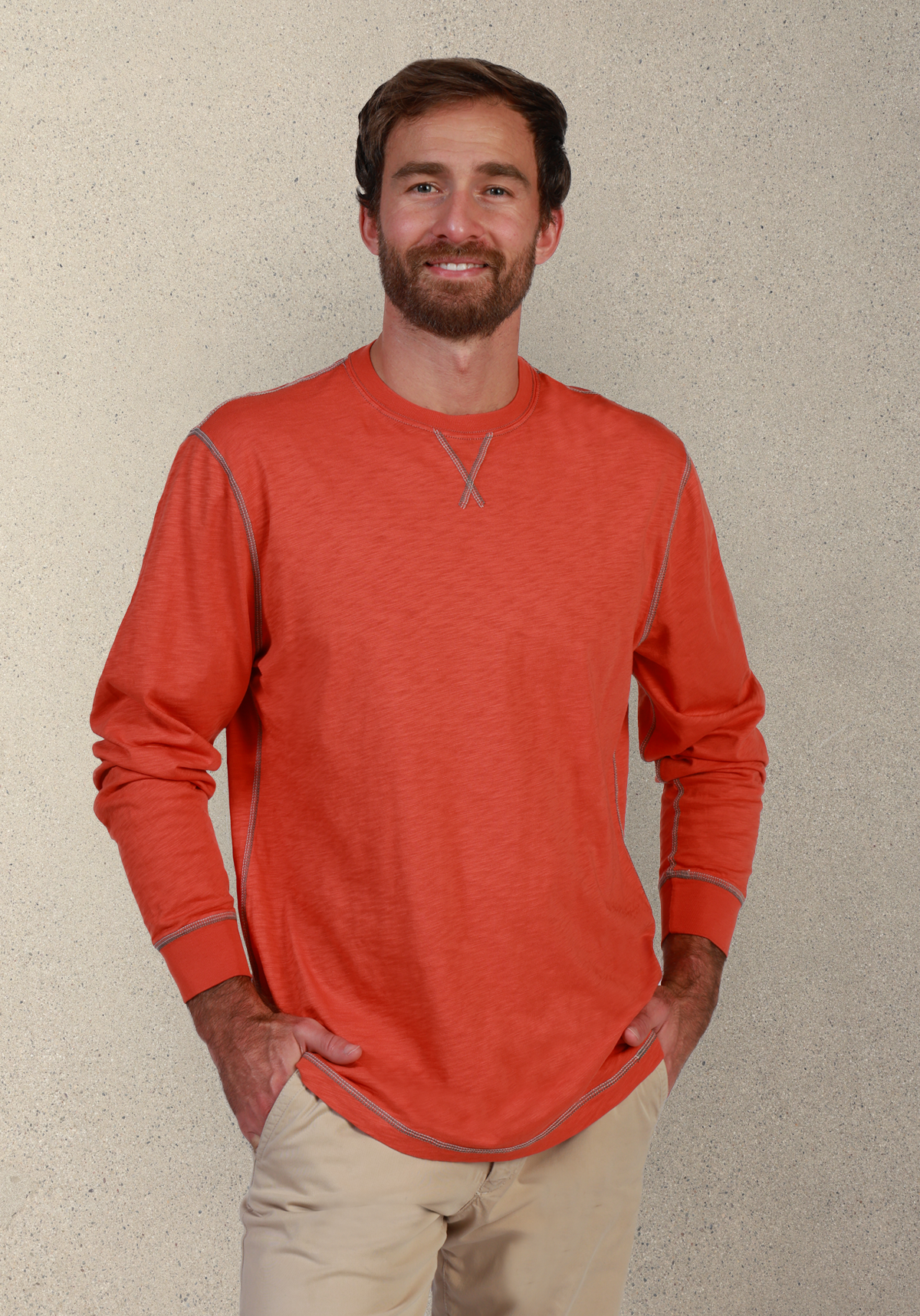 Heritage Slub L/S Crew