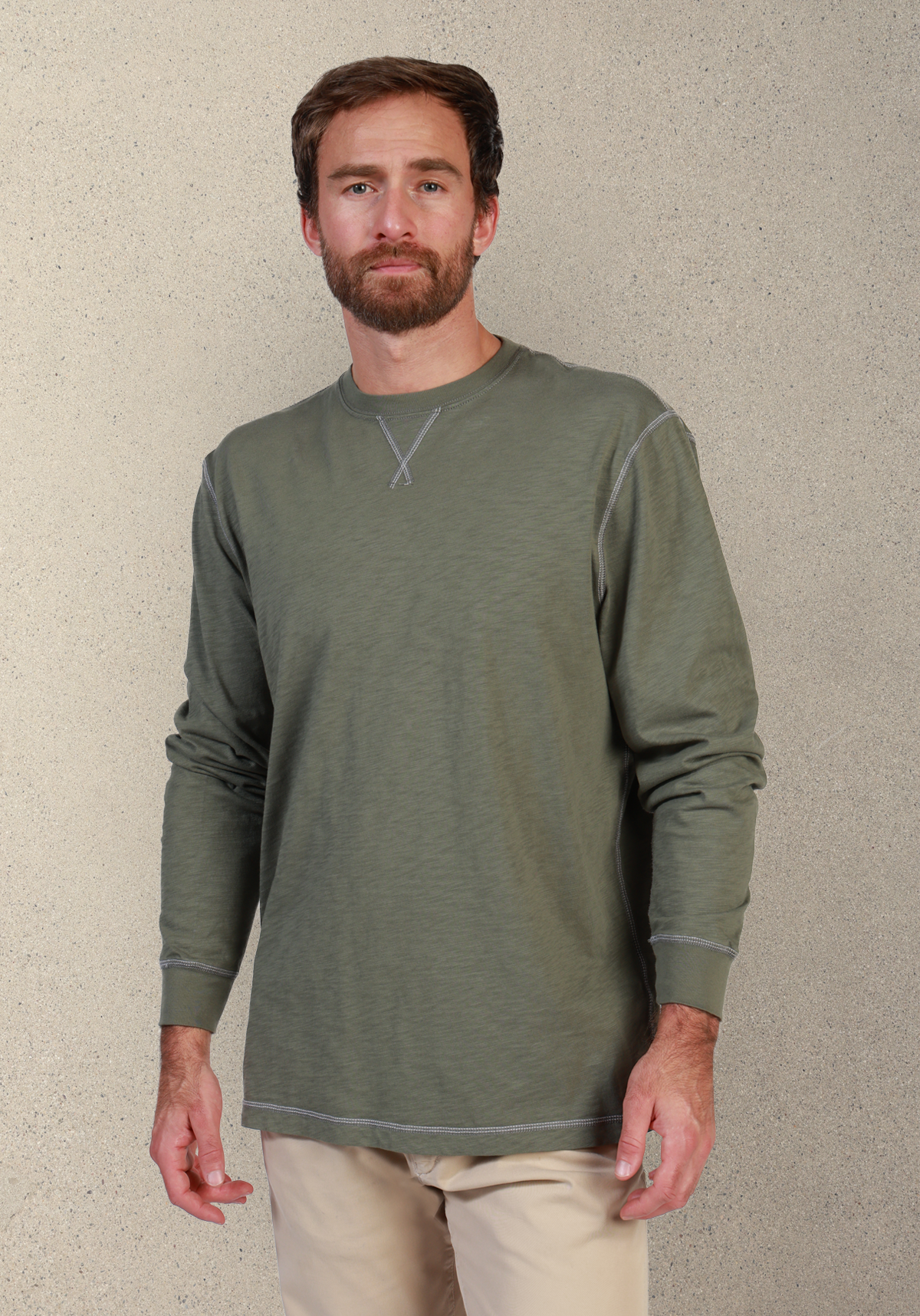 Heritage Slub L/S Crew