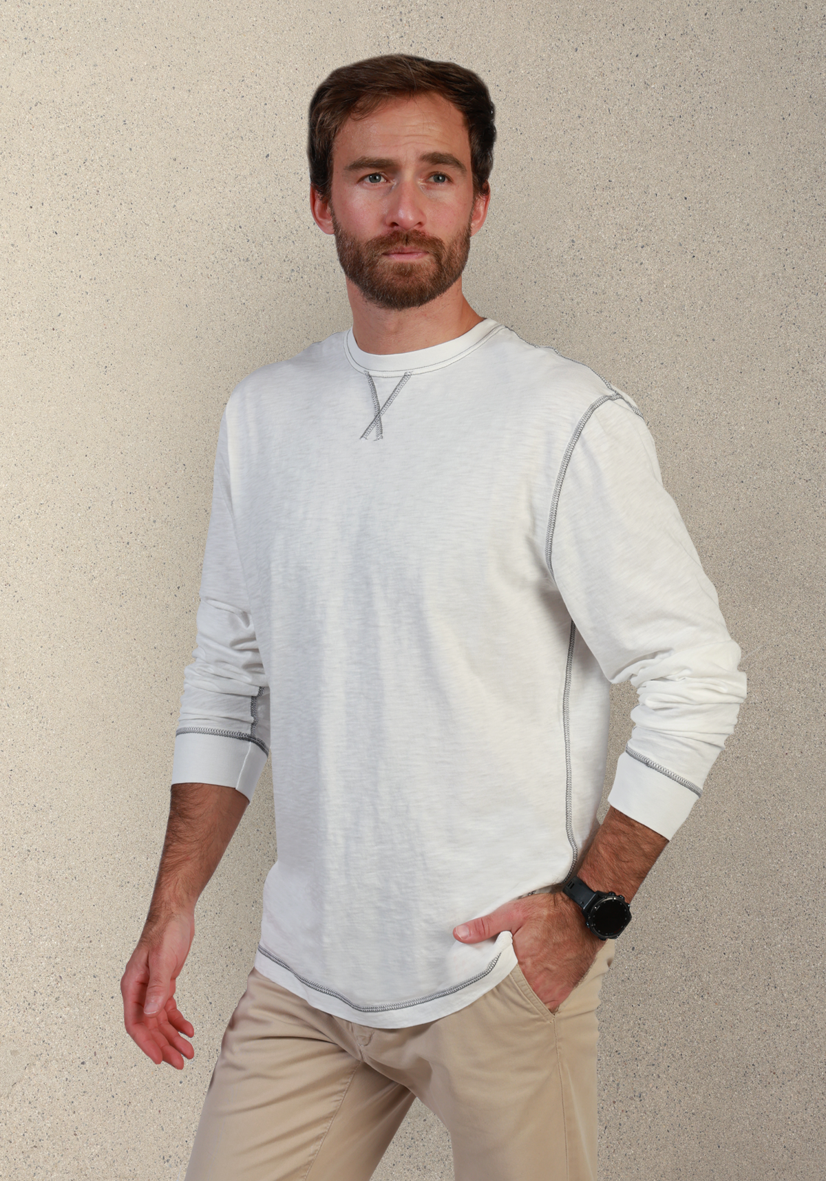 Heritage Slub L/S Crew