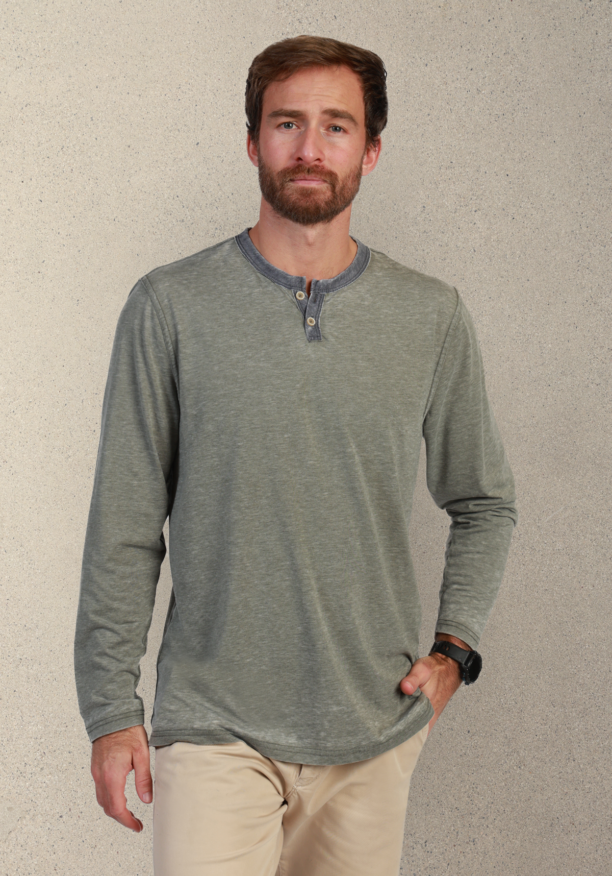 Bowery Burnout L/S Slit Tee