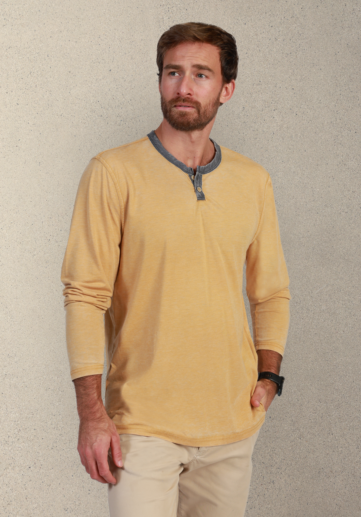 Bowery Burnout L/S Slit Tee