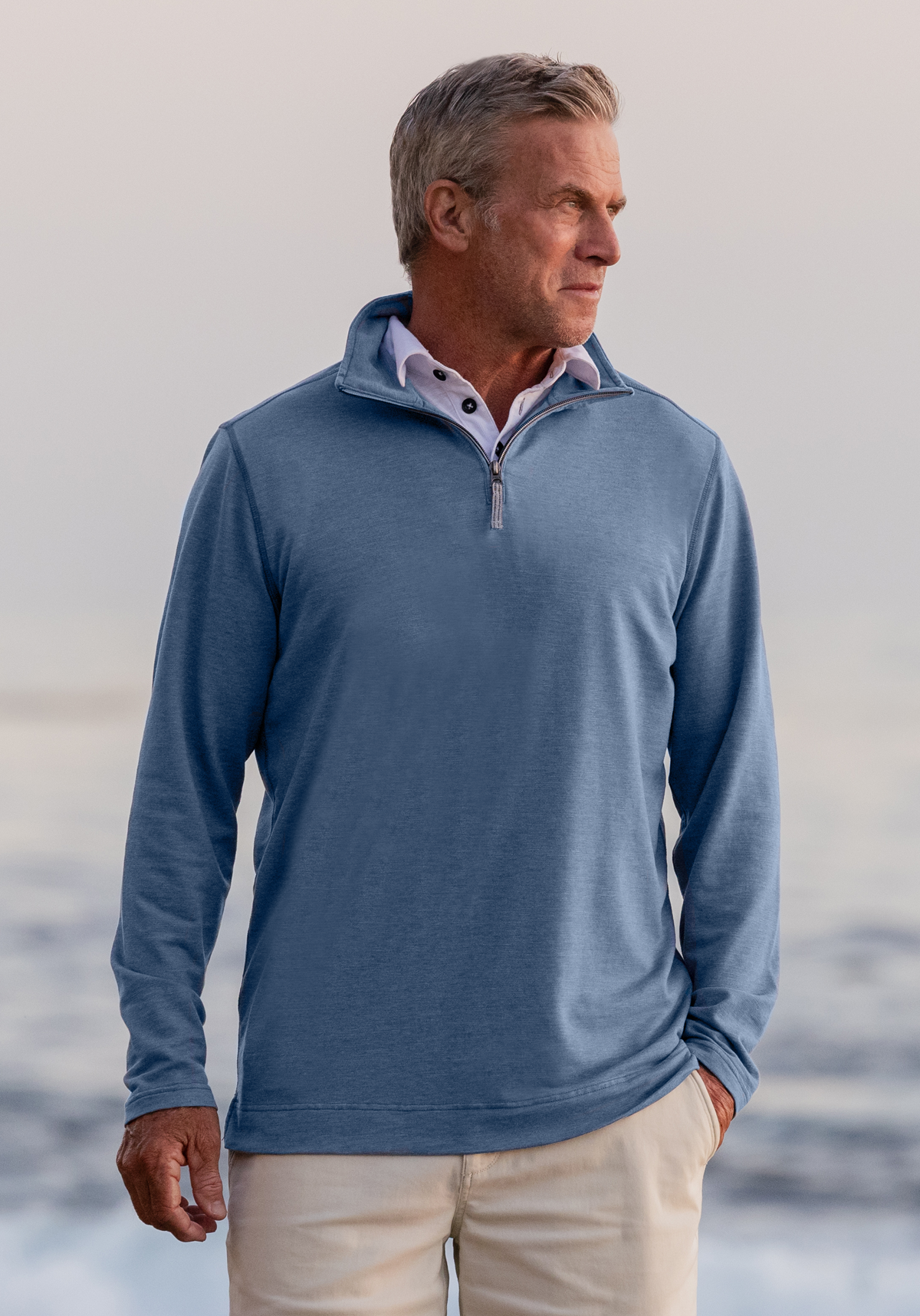 Varsity French Terry 1/4 Zip Pullover