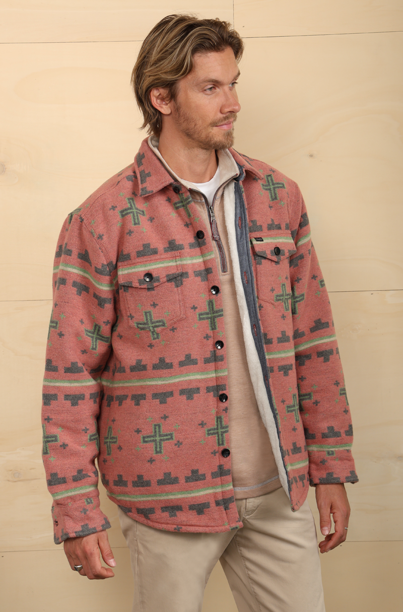 Vintage Summit Cross Shirt Jacket