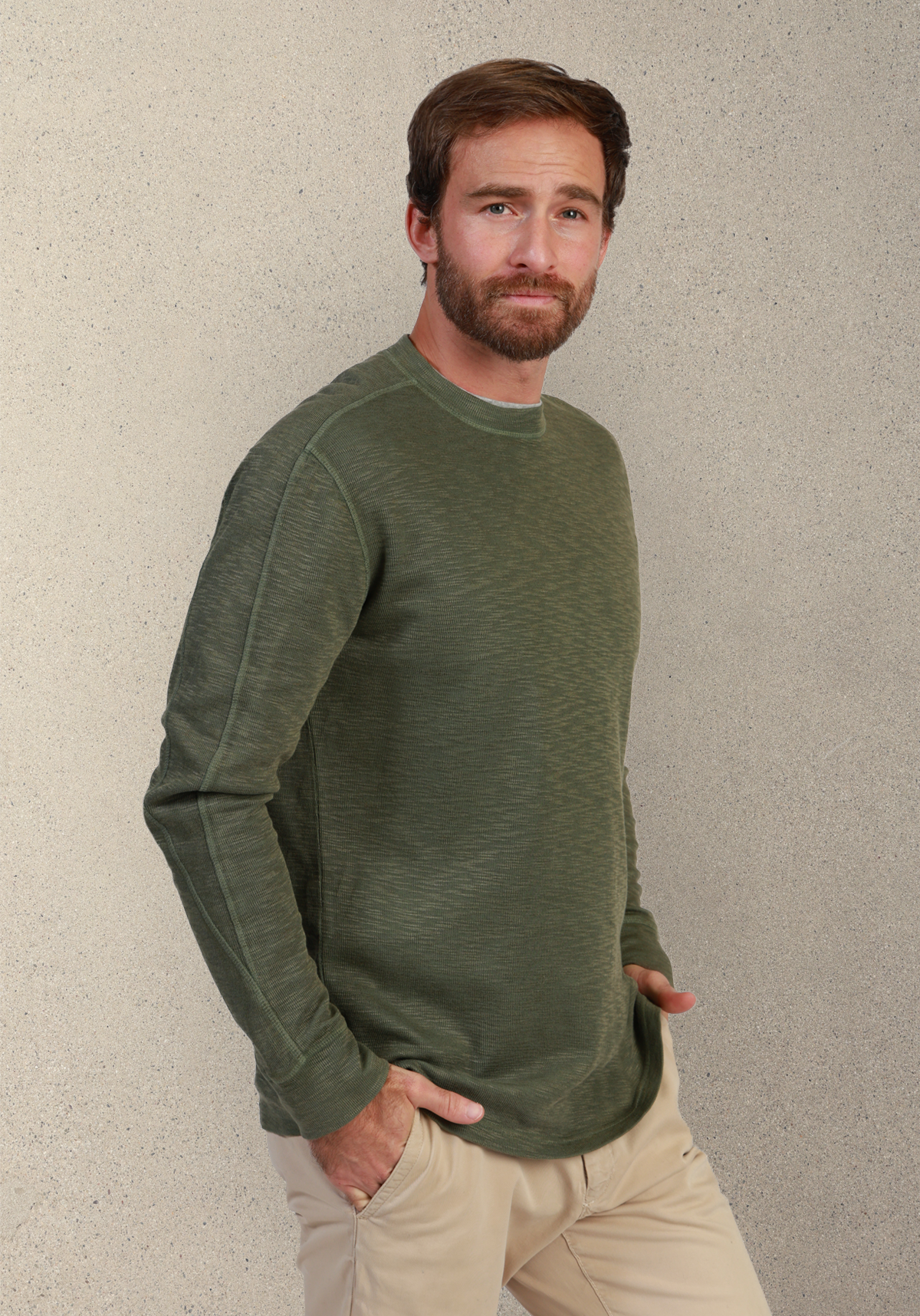 Jackson Modern Thermal Crewneck