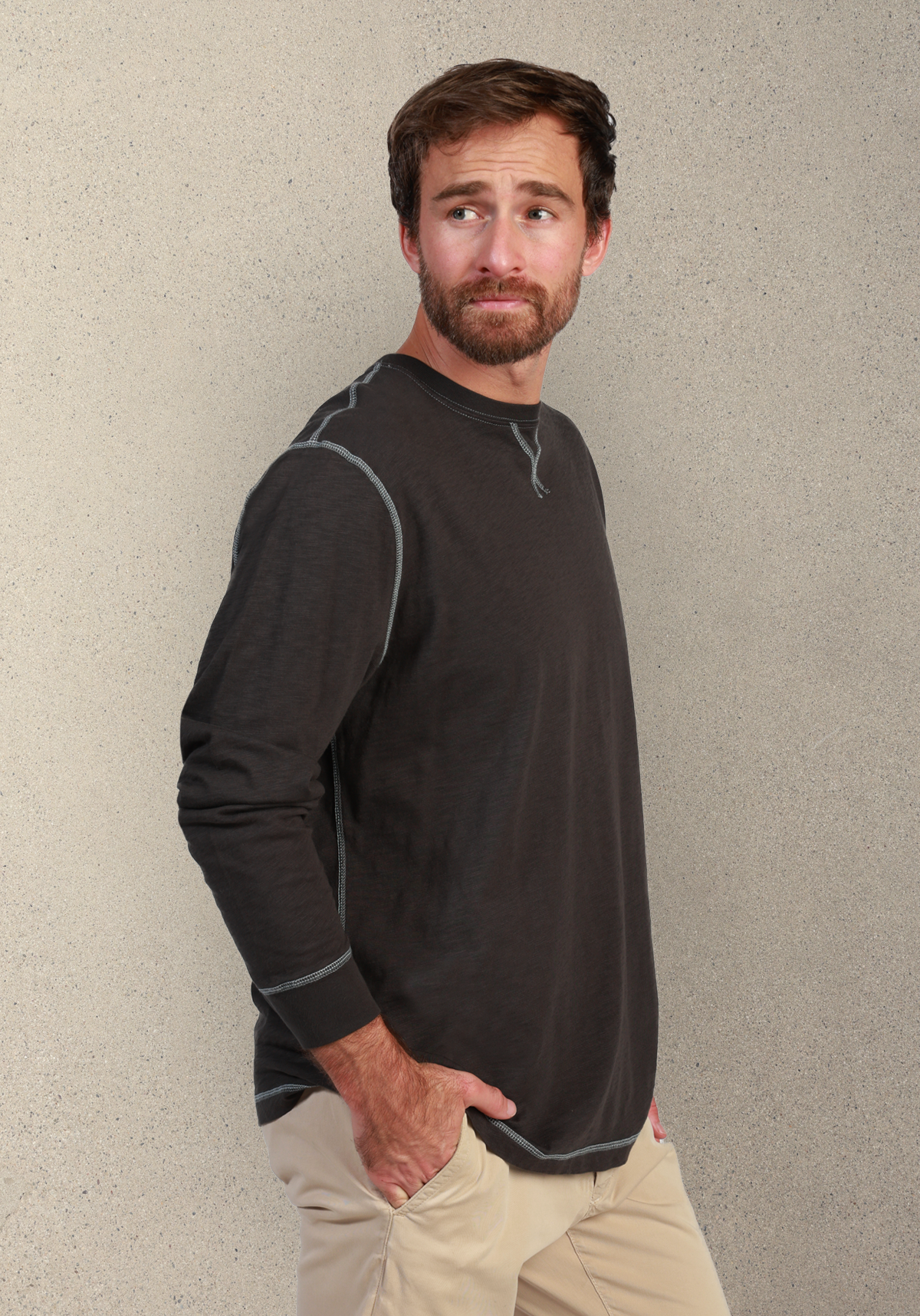 Heritage Slub L/S Crew