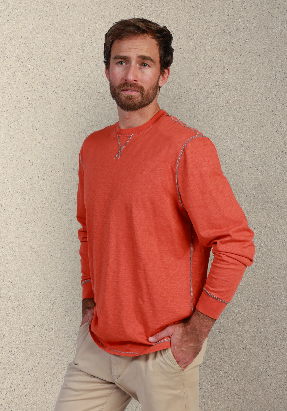 Heritage Slub L/S Crew