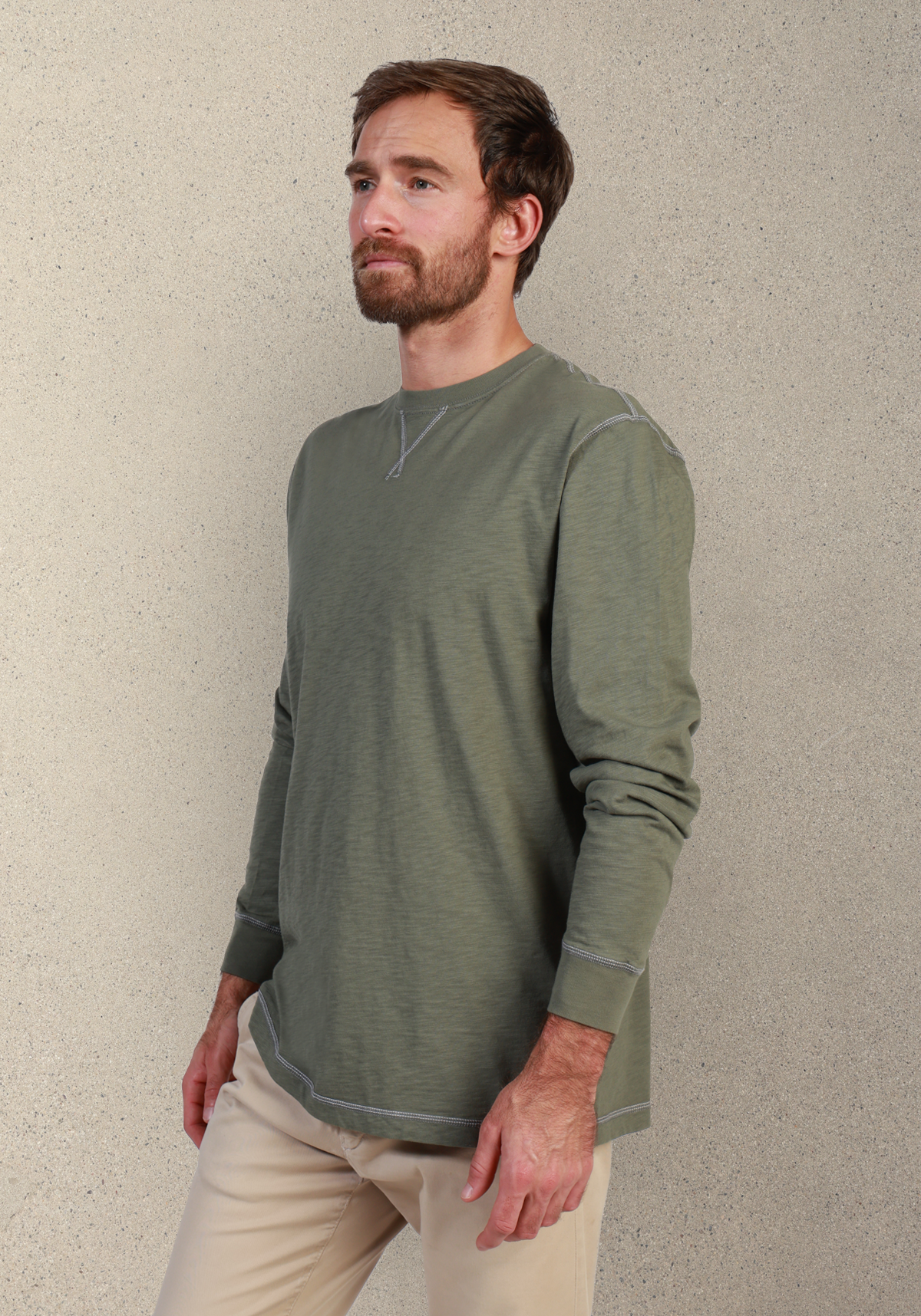 Heritage Slub L/S Crew