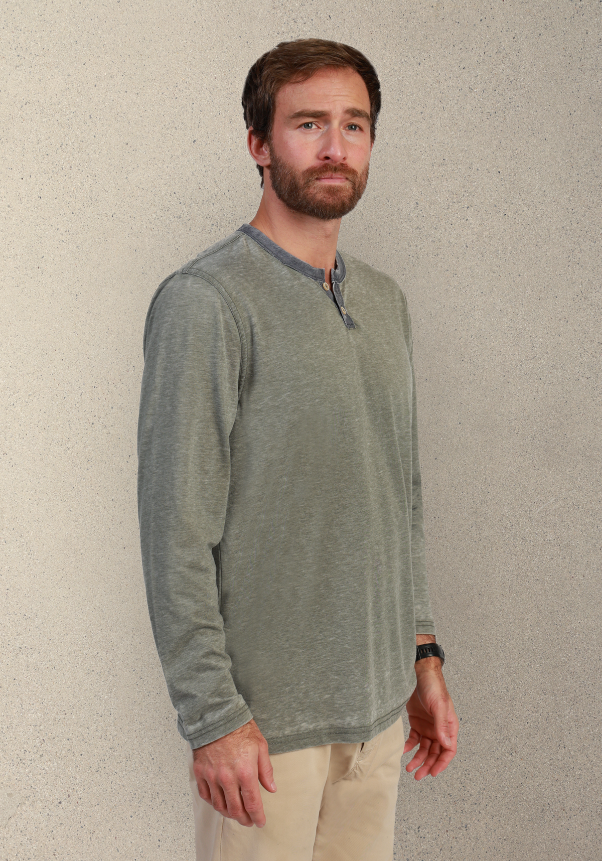 Bowery Burnout L/S Slit Tee
