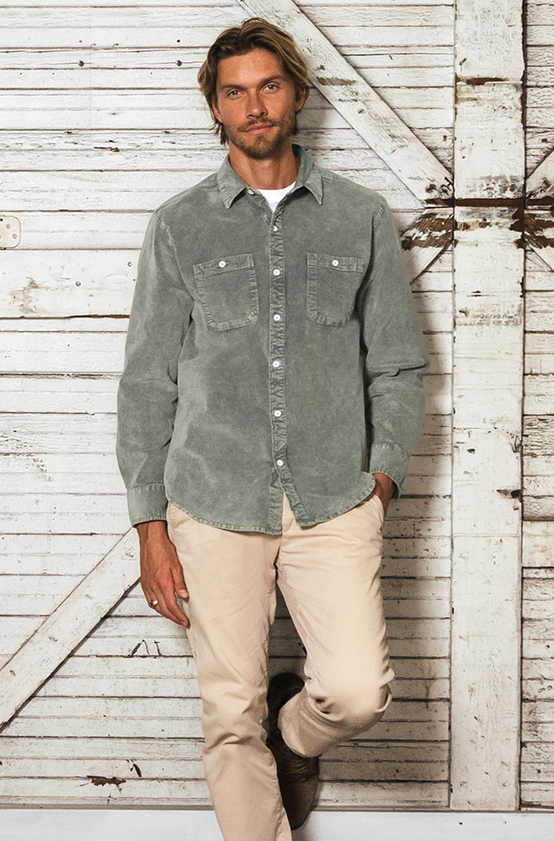 Cozy Cut Cord Work Shirt
