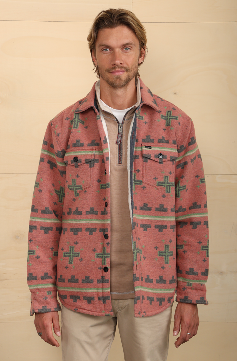 Vintage Summit Cross Shirt Jacket